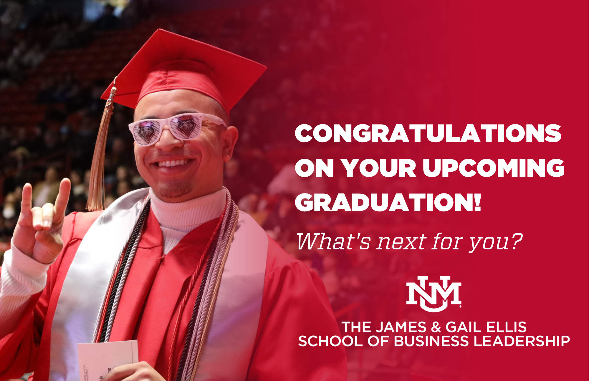 Congratulations on your graduation.  What's next for you?