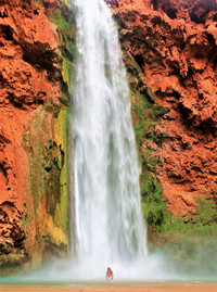 Efrain Villa exploring Havasupai