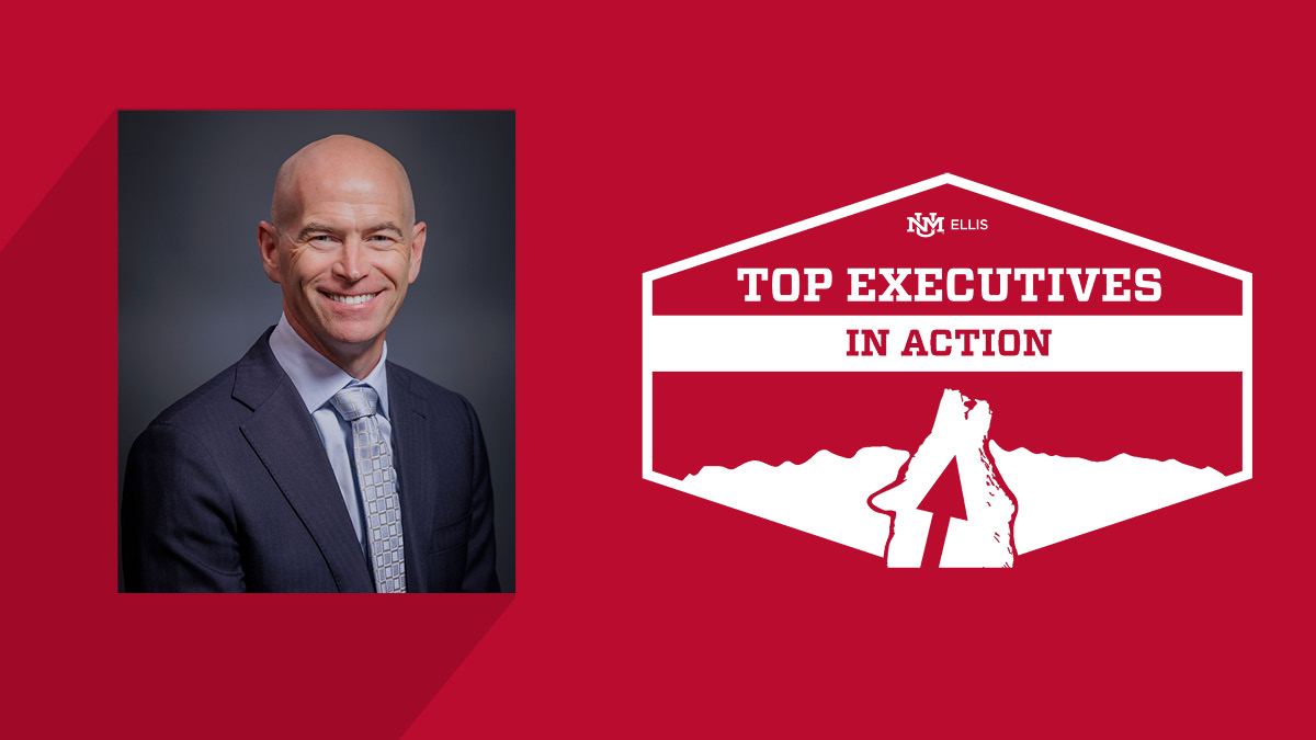 Top executives graphic with a picture of Steve McLaughlin