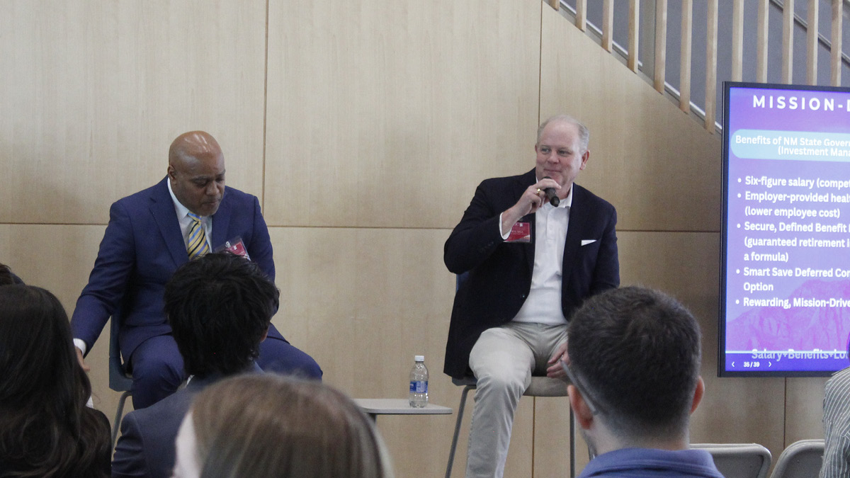 Image of Steve Neel at a the Cultivating the Next Wave of Financial Leaders event held in April 2026