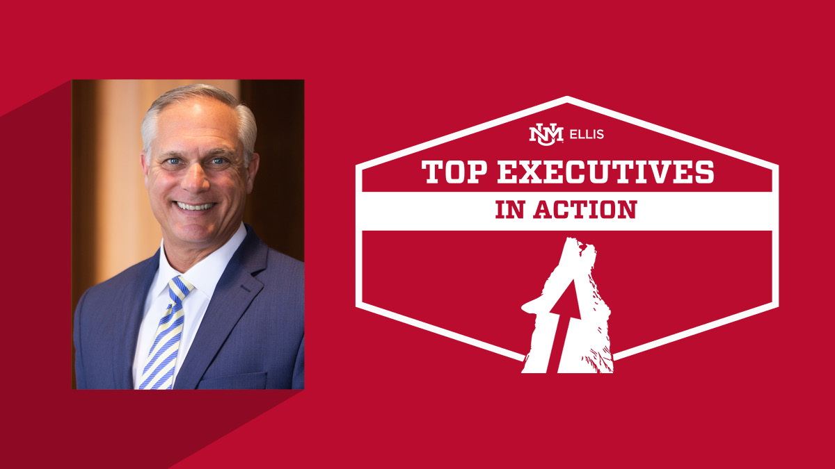 Accounting Top Executive graphic with image of Brad Preber
