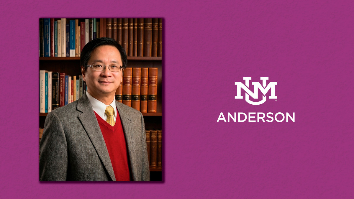 Image of Robert Luo with UNM Anderson logo