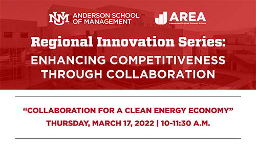 Regional Innovation Series hosted by UNM Anderson School of Management