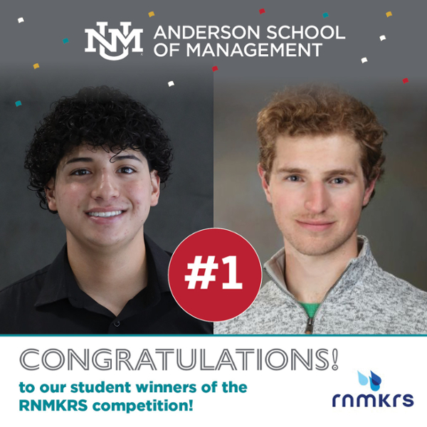 RMKRS Competition Student Winners at UNM Anderson