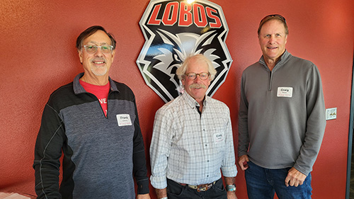 Frank Schilling, Craig Williams (middle) and Craig Steiner